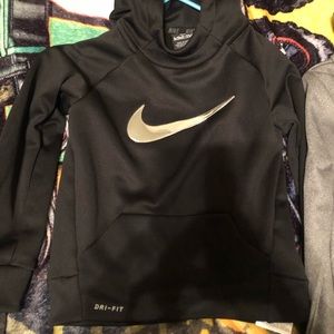 Nike hoodies and winter boots